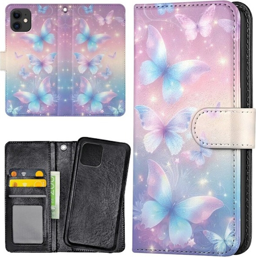 iPhone 12/12 Pro - Lommebok Deksel Butterflies