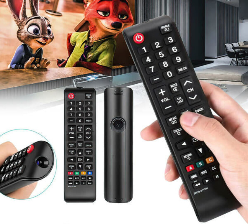 Universal fjernkontroll for Samsung Series 6-7-8 Smart LED TV - Perfekt