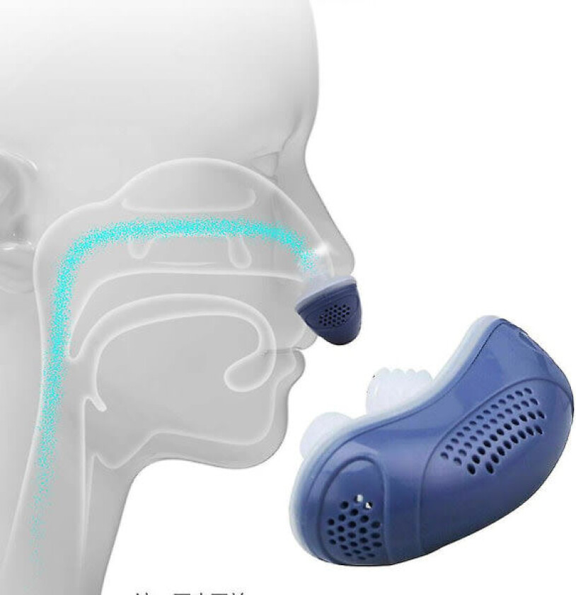 Mikro Elektrisk Cpap Støy Anti-Snorking Søvnapné Stopp Snork Hjelp Stopper