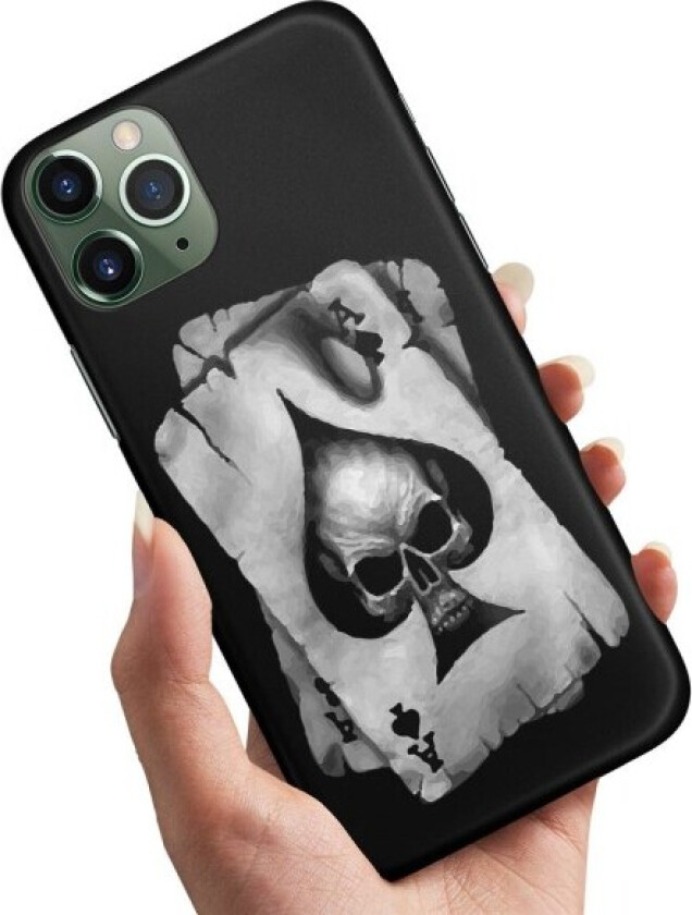 iPhone 12/12 Pro - Deksel/Mobildeksel Dødningehode Kortstokk