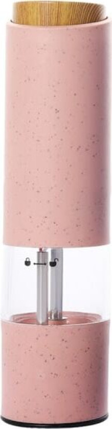 TG Elektrisk pepperkvern Automatisk saltkvern Hvetefiber rosa