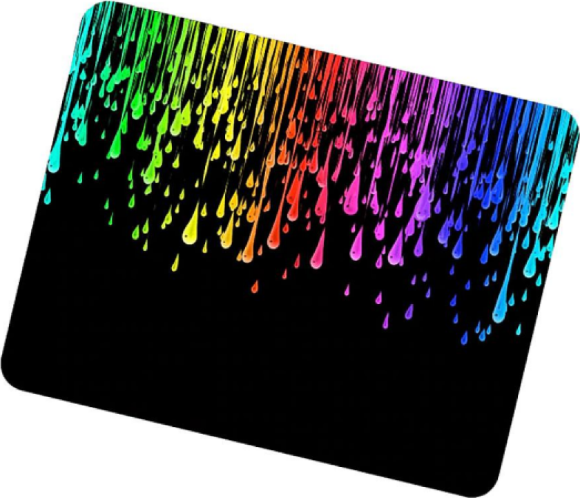 Musematte 22x18 cm - Drops of Color Multicolor