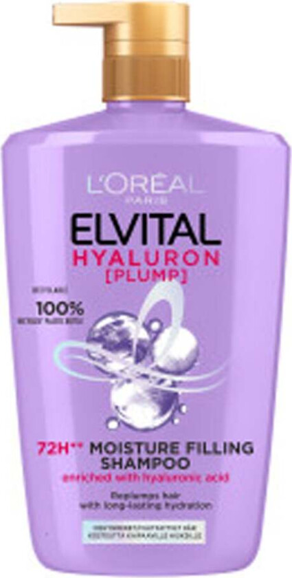 L'Oréal Paris Elvital Hyaluron Plump Shampoo 1000ml