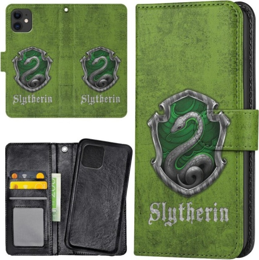 iPhone 12 Mini - Lommebok Deksel Harry Potter Slytherin Multicolor