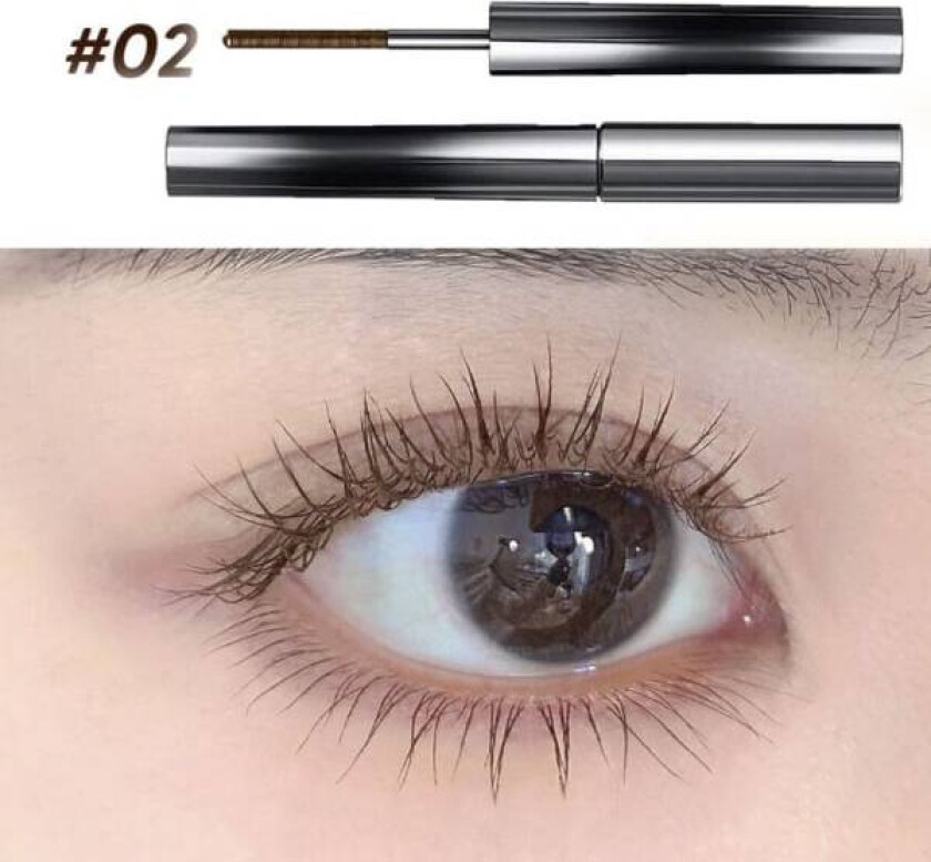 Børsteløs Metal Mascara Metal Stick Mascara BRUN brun brown