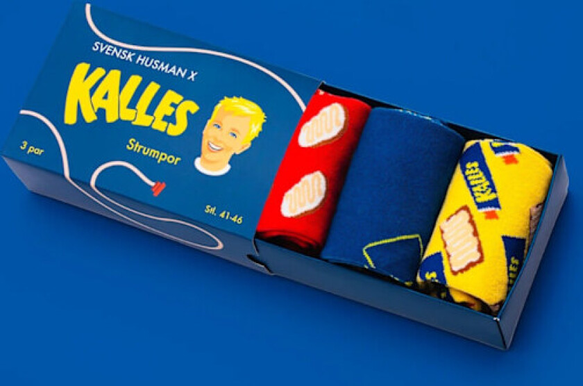 Strumpor Kalles Kaviar Box stl 36-40 3-pack Multicolor