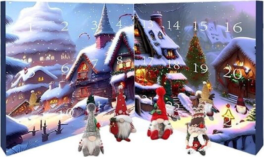 2024 Julekalender med nisser - 31 dager med nissefigurer