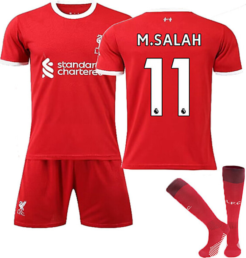 Liverpool F.C. 23-24 Hjemmetrøye M.SALAH nr. 11 Fotballdrakt 30