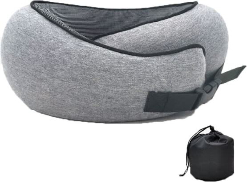 TRVL+ Ren Minneskum Reise Nakkepute grå