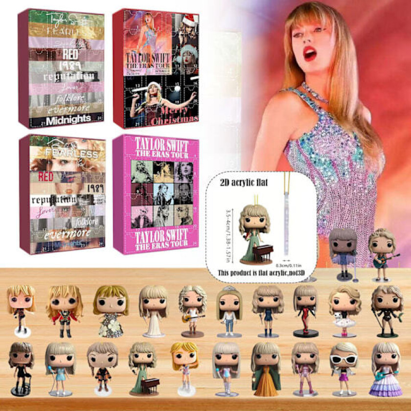 Taylors julekalender Taylor Swift julegave 24-dagers nedtelling blindboks Type A