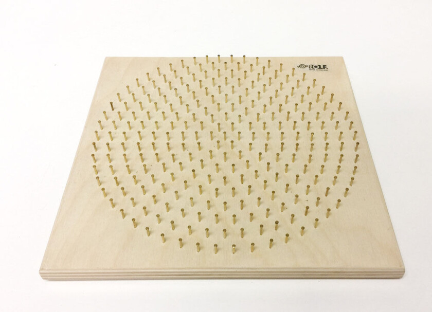 Bilde av Perlebrett I Tre - Sirkel