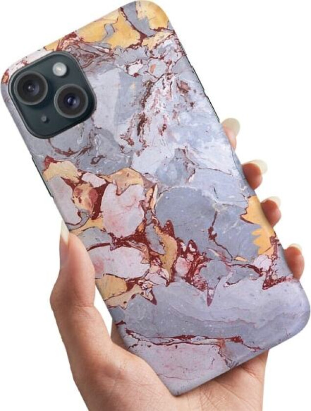 iPhone 15 - Deksel/Mobildeksel Marmor