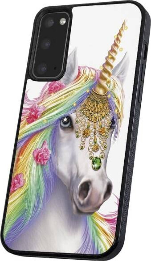 Samsung Galaxy S20 FE - Deksel/Mobildeksel Unicorn/Enhjørning Multicolor
