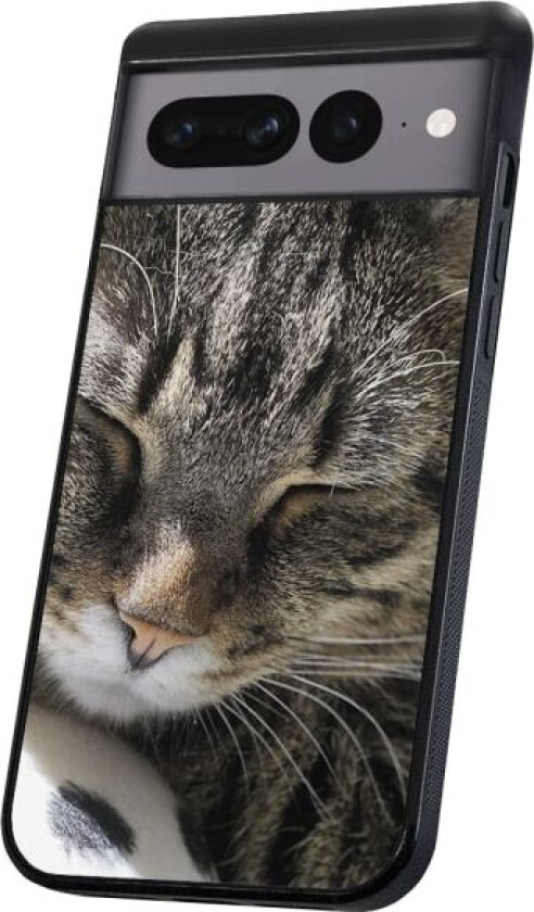 Google Pixel 8A - Deksel/Mobildeksel Sovende Katt
