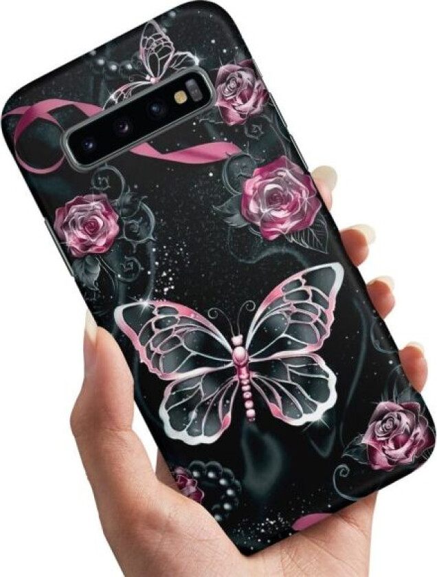 Samsung Galaxy S10 - Deksel/Mobildeksel Sommerfugler