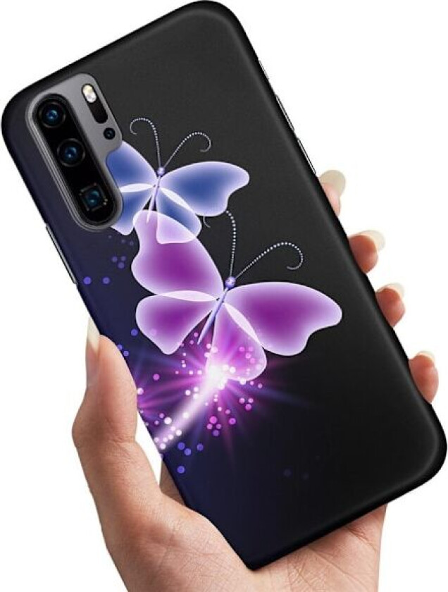 Huawei P30 Pro - Deksel/Mobildeksel Lilla Sommerfugler