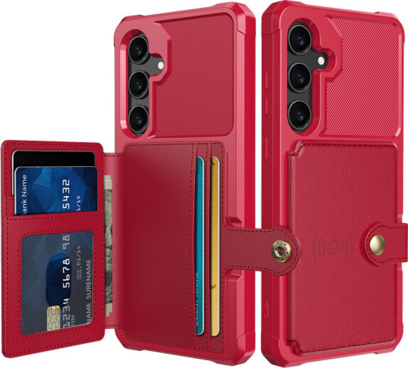 Samsung Galaxy A55 5G - Lommebokdeksel i PU-lær med magnetisk