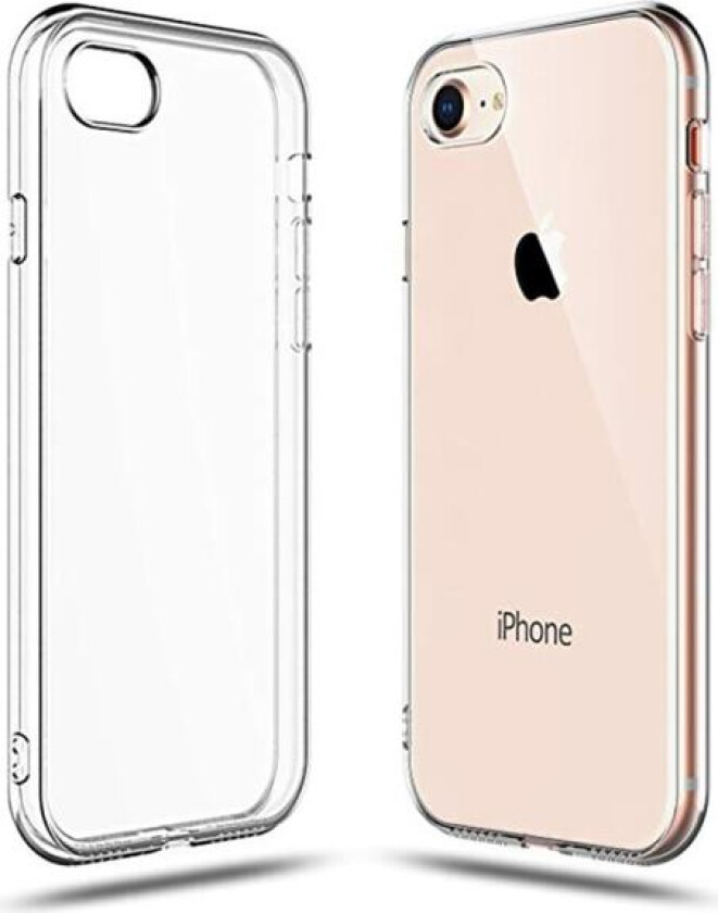 Effektivt Silikonbeskyttelsesdeksel - iPhone 6/6S Transparent/Genomskinlig