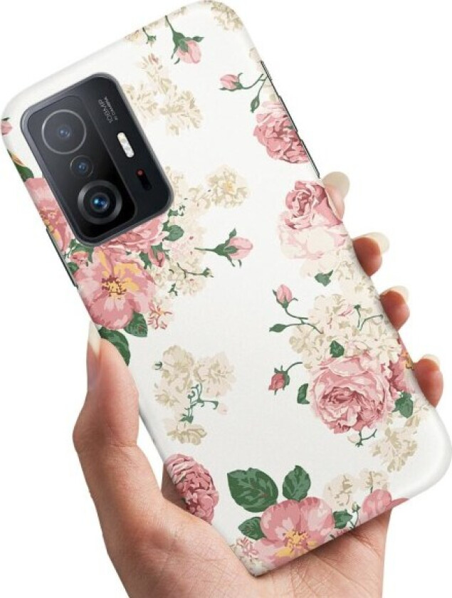 Xiaomi 11T/11T Pro 5G - Deksel/Mobildeksel Retro Blomster Multicolor