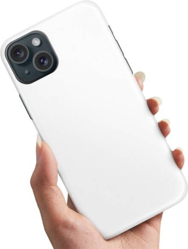 iPhone 15 Plus - Deksel/Mobildeksel Hvit