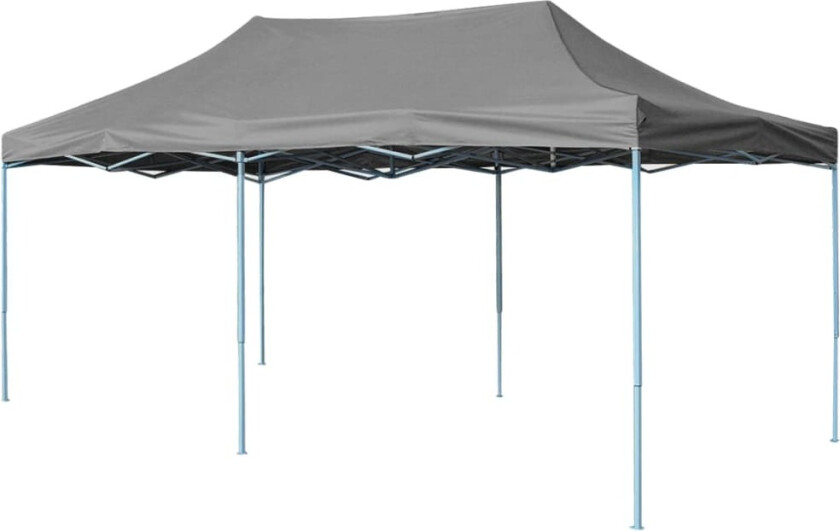 Foldbart popup festtelt 3x6 m antrasitt