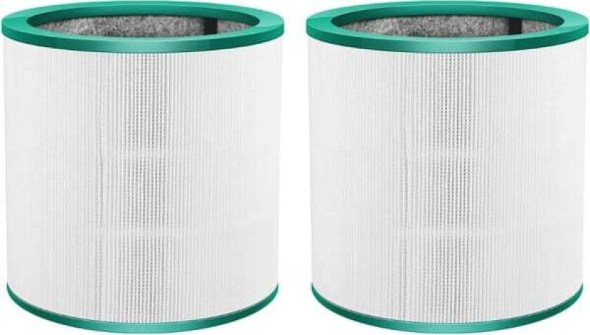 2 stk. erstatningsfilter for luftrenser, vifte HEPA-filter BP01, kompatibel med Dyson TP00/02/03/AM11 luftrensertilbehør