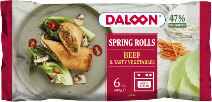 Daloon Springrolls med Oksekjøtt 600g