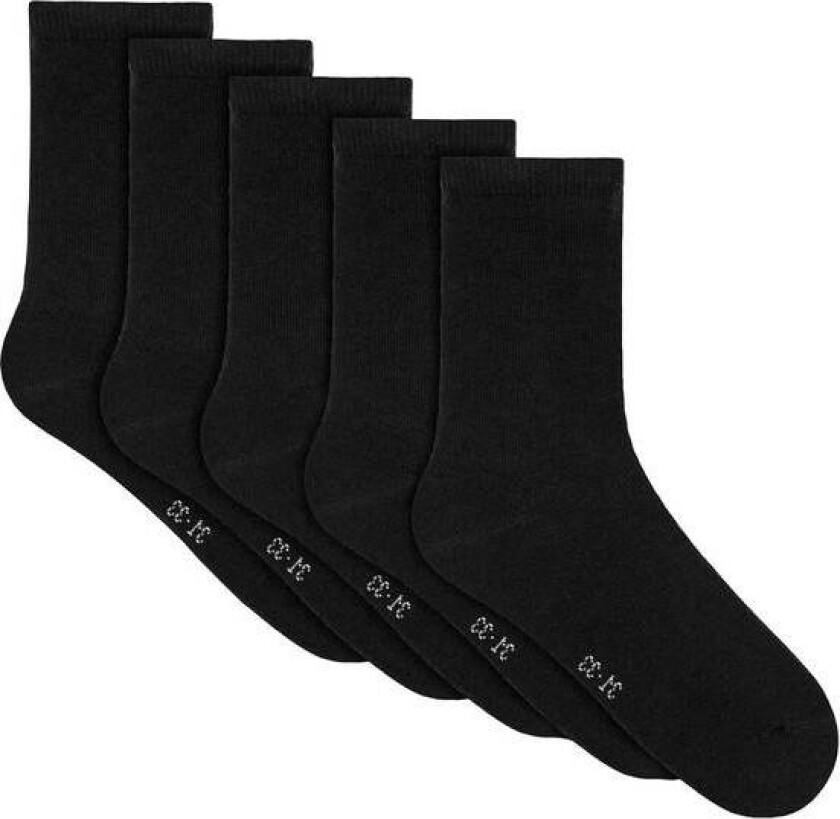 Name It 5-Pack Sokker Til Baby Og Barn, Black