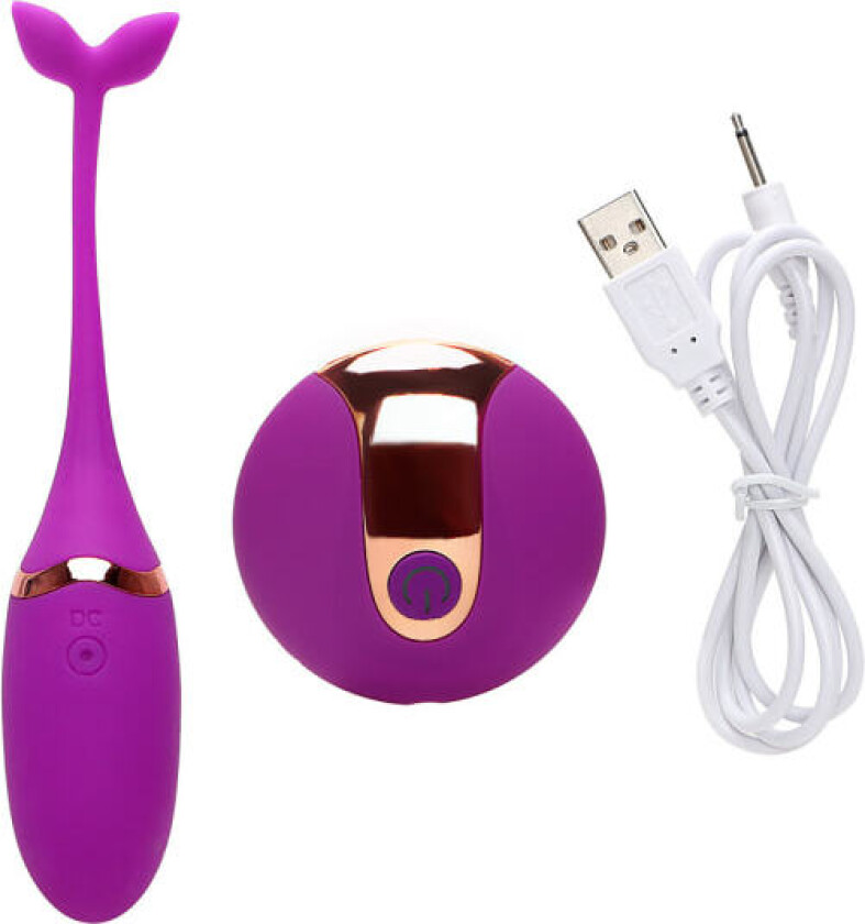 1 stk. Vibrator Trådløs Fjernkontroll Vibrerende Egg Silikon Oppladbar Sexleketøy For Kvinner