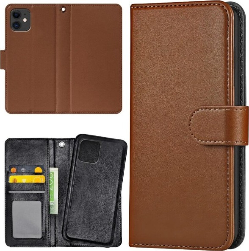 iPhone 11 - Lommebok Deksel Brun Brown