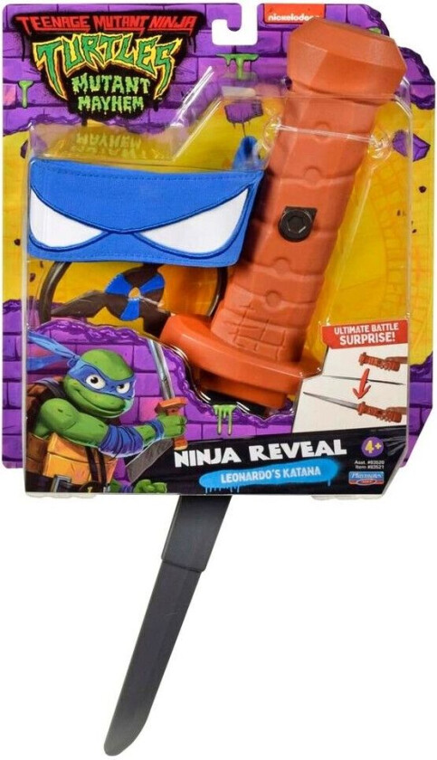 Bilde av Mutant Mayhem Ninja Reveal Rollelek - Leonardo