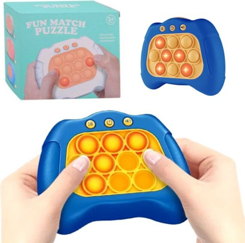 Bilde av Pop It Game | Fidget Popit Spill | Quick Push Puzzle blå