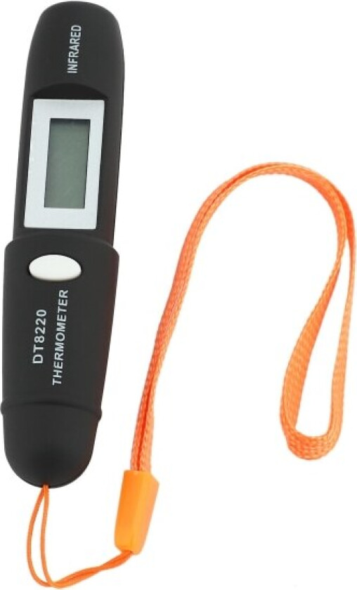 Berøringsfri Mini Infrarød Termometer Ir Temperaturmåling Digital Lcd Display Infrarød Termometer Pen Dt8220 Svart
