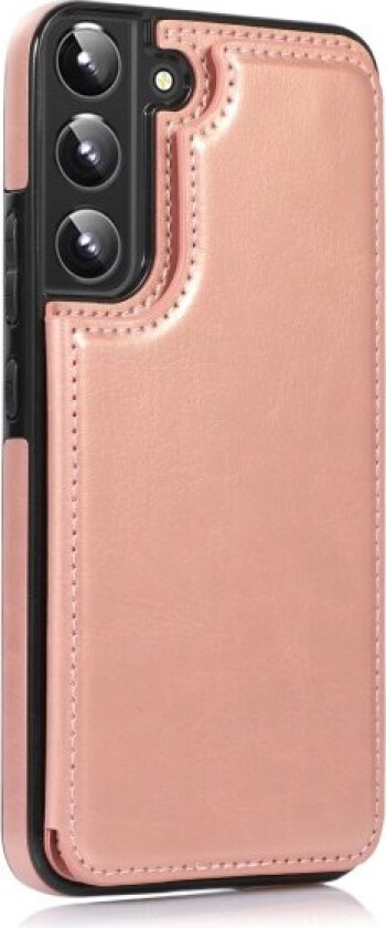 Samsung Galaxy S22 - Stilrent deksel med kortholder Roséguld
