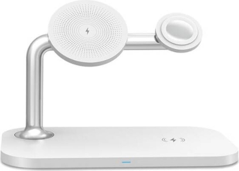 CQBB OJD-85 Tre-i-ett magnetisk trådløs lader - Hvit