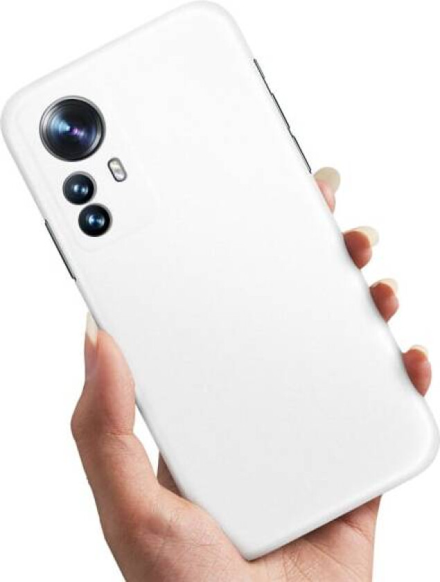 Xiaomi 12T/12T Pro - Deksel/Mobildeksel Hvit