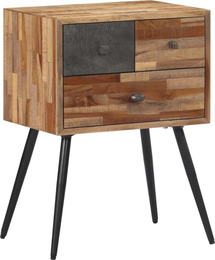 Nattbord 47x31,5x60 cm heltre teak