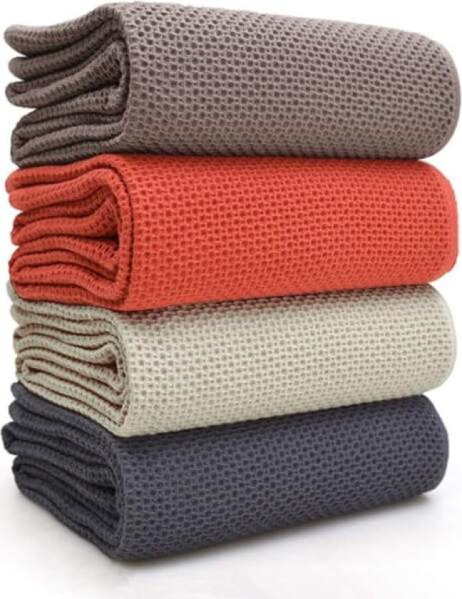 Vaffel vevd kjøkkenhåndkle, håndkle, oppvaskklut, flott for ho