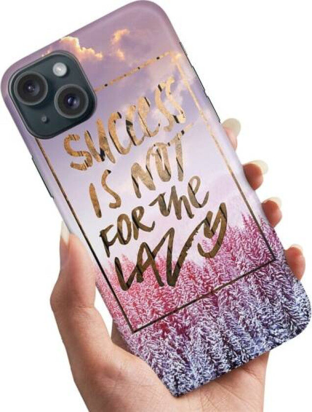 iPhone 15 - Deksel/Mobildeksel Success Not Lazy