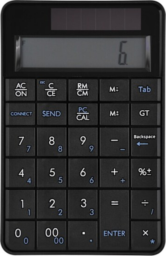 Mini 2.4G USB trådløs 2 i 1 29 taster numerisk tastatur tastatur og kalkulator med LCD-skjerm