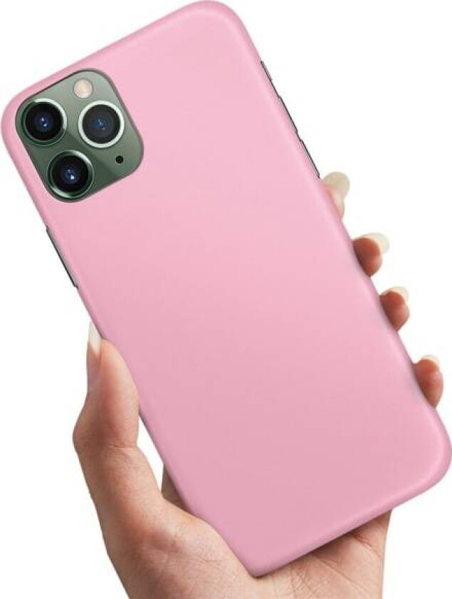 iPhone 12 Mini - Deksel/Mobildeksel Lyserosa Light pink