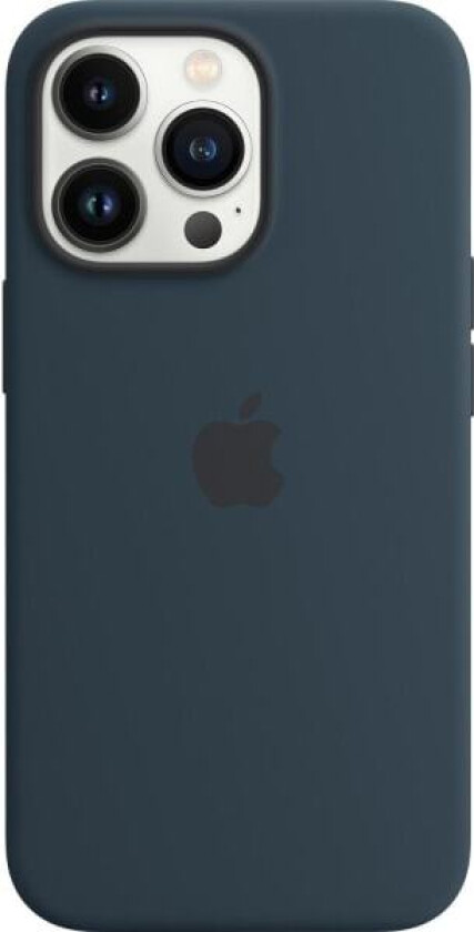iPhone 13 Pro silikondeksel med MagSafe (dyp blå)