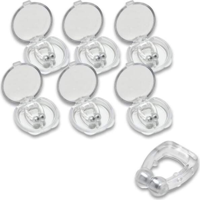 6 magnetiske anti-snorking klips - En enkel løsning for nesen