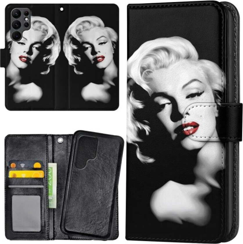 Samsung Galaxy S23 Ultra - Lommebok Deksel Marilyn Monroe