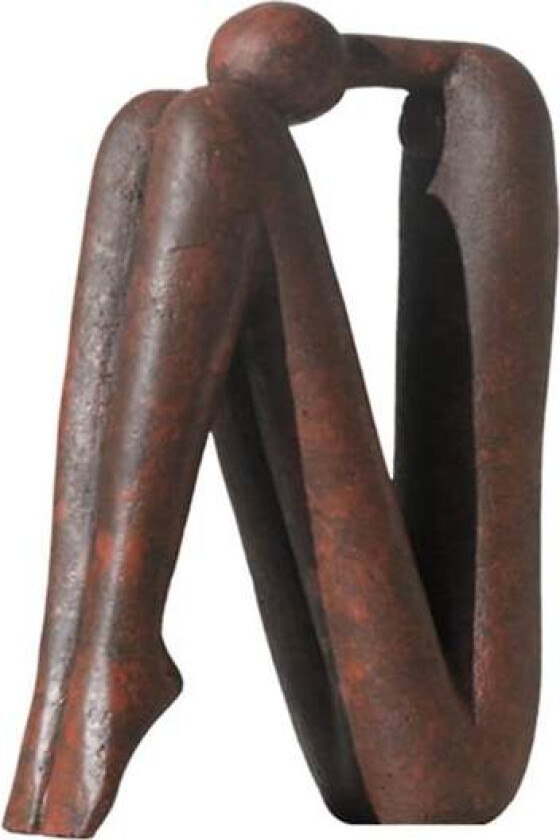 Dekorative Bokstøtter for Tunge Bøker, Statue Bokholdere for Hyller & Kontorbord Brown