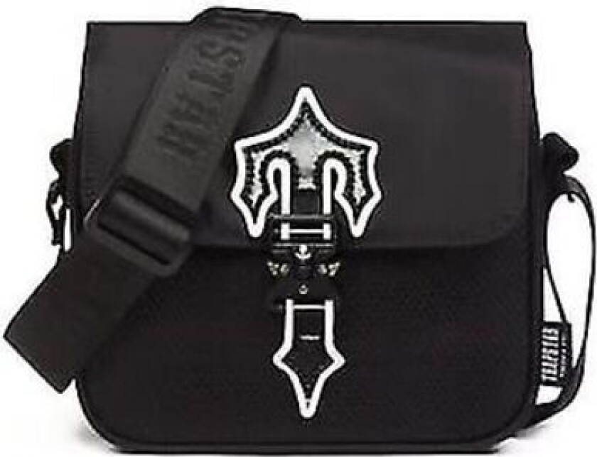 2023 Unisex Postman Bag Mode Messenger Bag Oxford Cloth Hip Hop Bag-yky svart reflex