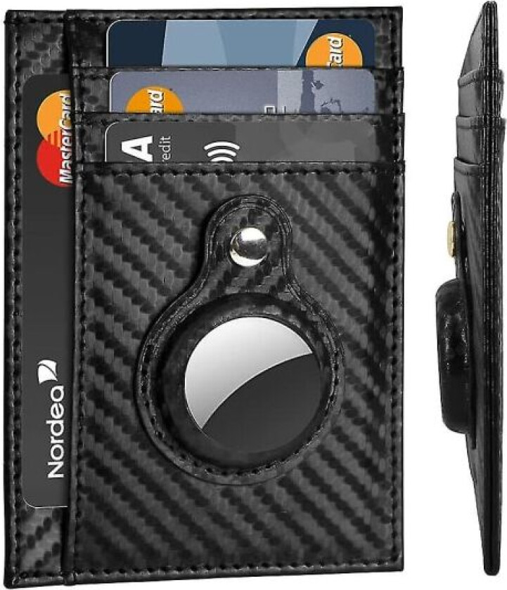 AirTag Lommebok, Slank Minimalistisk Lommebok Kort Holder Airtag Lommebok For Menn