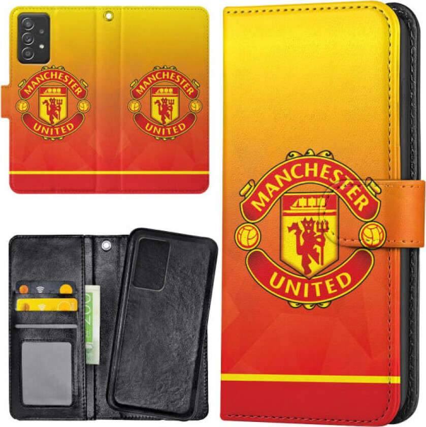 Samsung Galaxy A52/A52s 5G - Lommebok Deksel Manchester United Multicolor