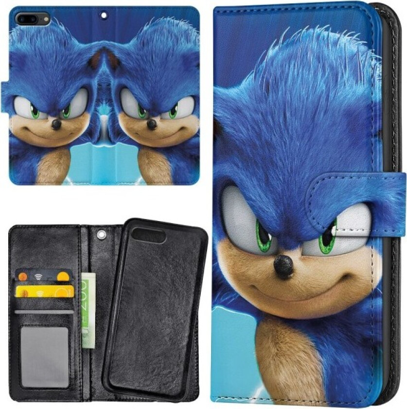 iPhone 7/8 Plus - Lommebok Deksel Sonic the Hedgehog