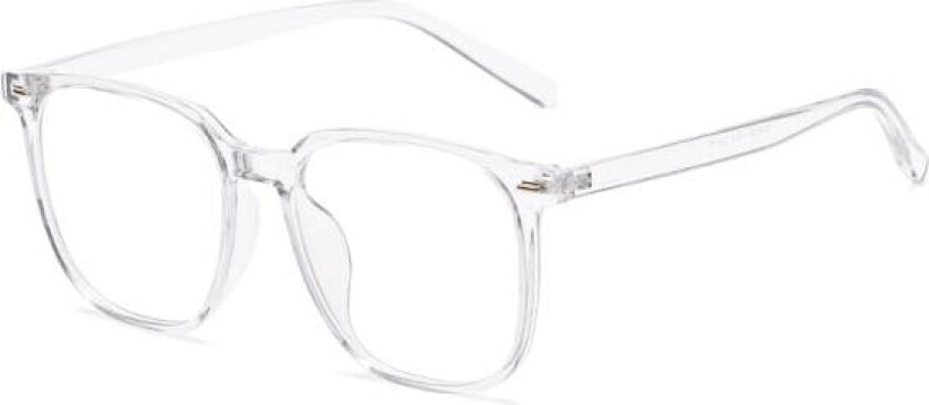 Blålysbriller, antirefleks, øyeutmattelse, stor firkantet ramme